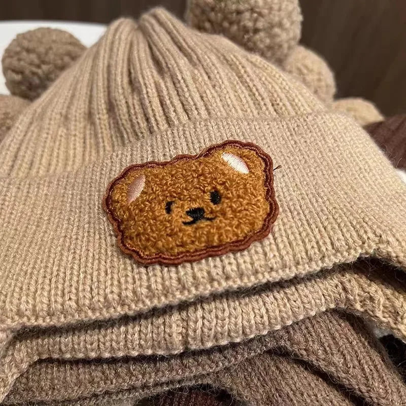 Winter Baby Beanie with Ear Protection Winter Baby Beanie with Ear Protection Blue Wolf Store