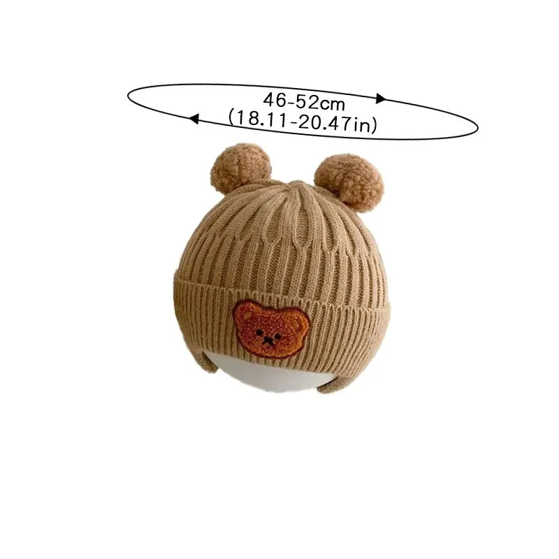 Winter Baby Beanie with Ear Protection Winter Baby Beanie with Ear Protection Blue Wolf Store