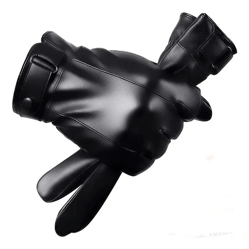 Winter Cycling Gloves Men's Motorcycle Winter Outdoor Waterproof And Cold Protection Pile Thick Riding Electric Car Warm Gloves Blue Wolf Store
