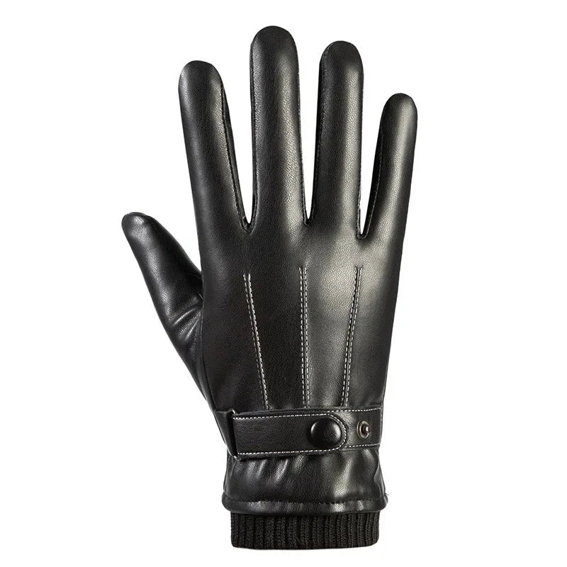 Winter Cycling Gloves Men's Motorcycle Winter Outdoor Waterproof And Cold Protection Pile Thick Riding Electric Car Warm Gloves Blue Wolf Store Black6
