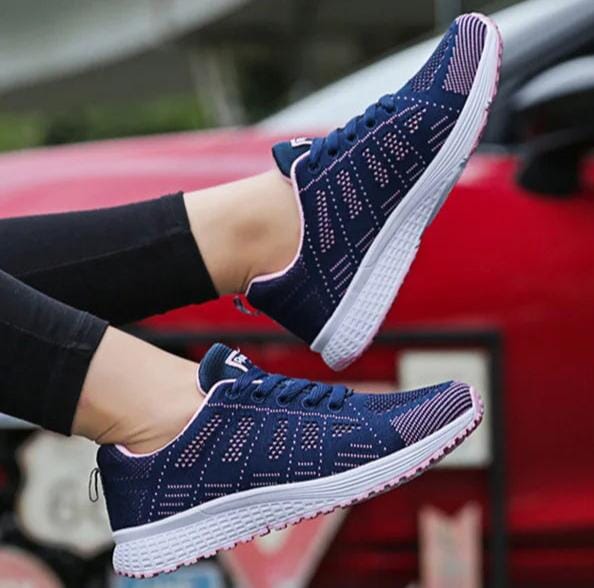 Women's Breathable Casual Fashion Sneakers Sellena Breathable Fashion Casual Women's Sneakers Blue Wolf Store