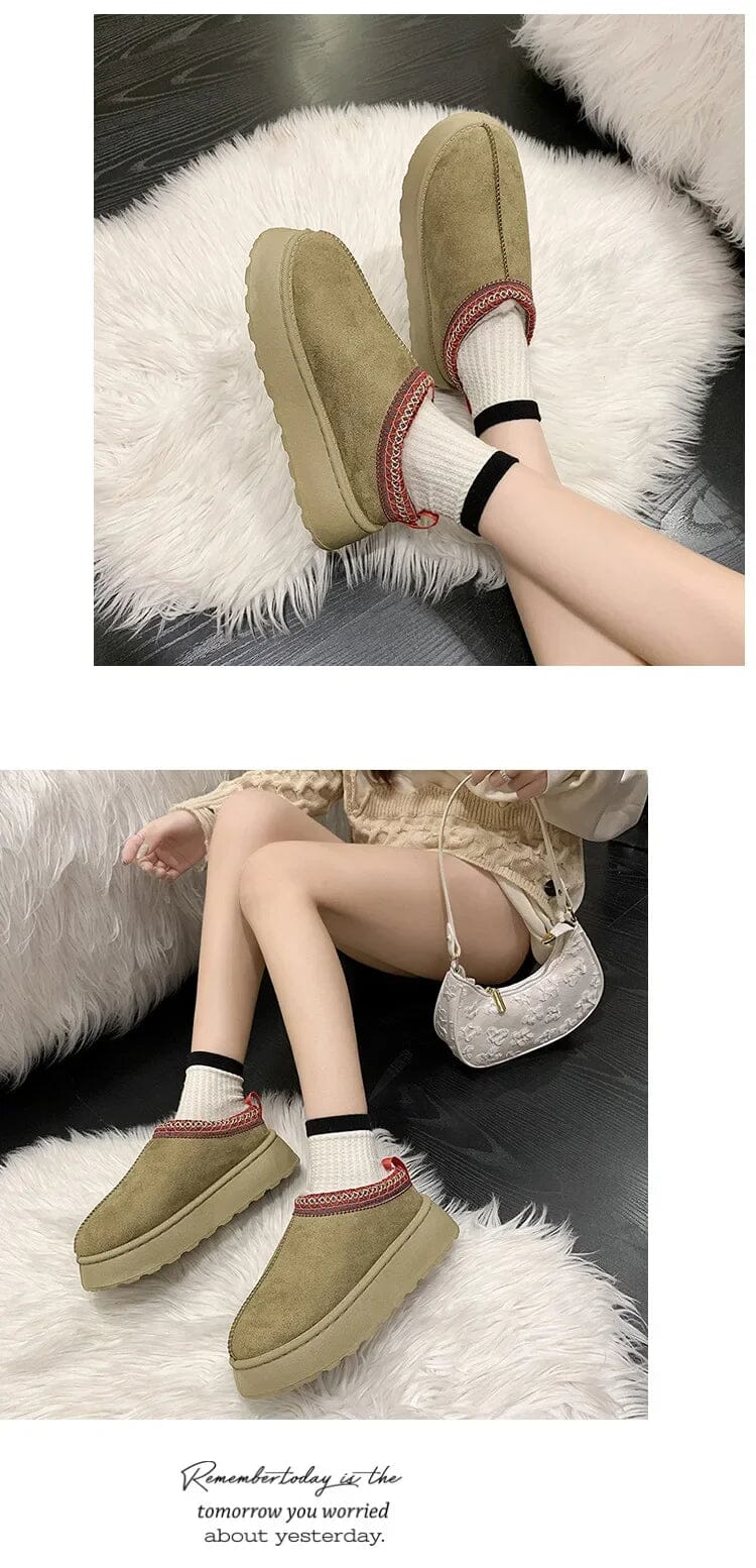 Women's Cashmere Boots Blue Wolf Store