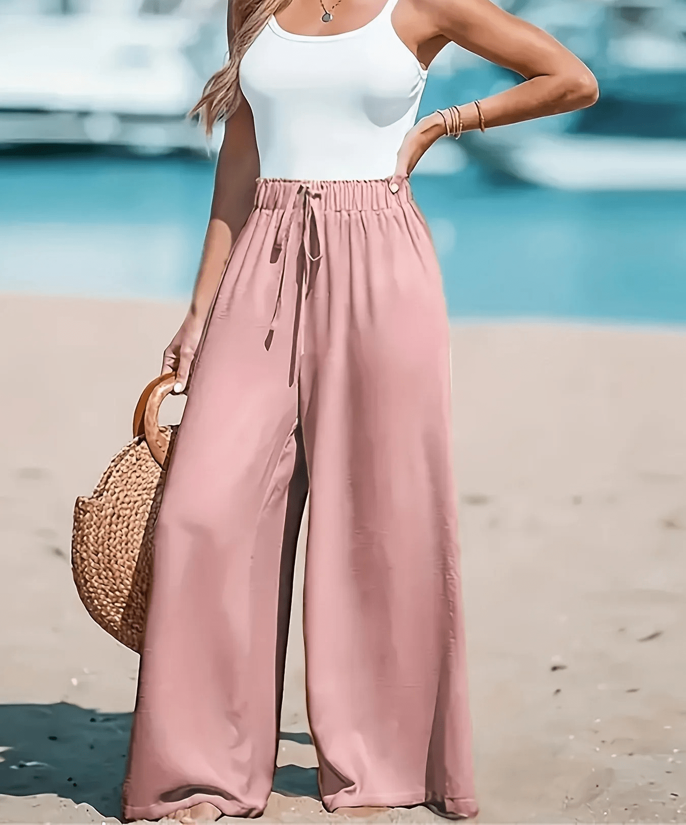 Women’s Casual Wide Leg Pants – Desert Glow Women’s Casual Wide Leg Pants – Desert Glow Blue Wolf Store