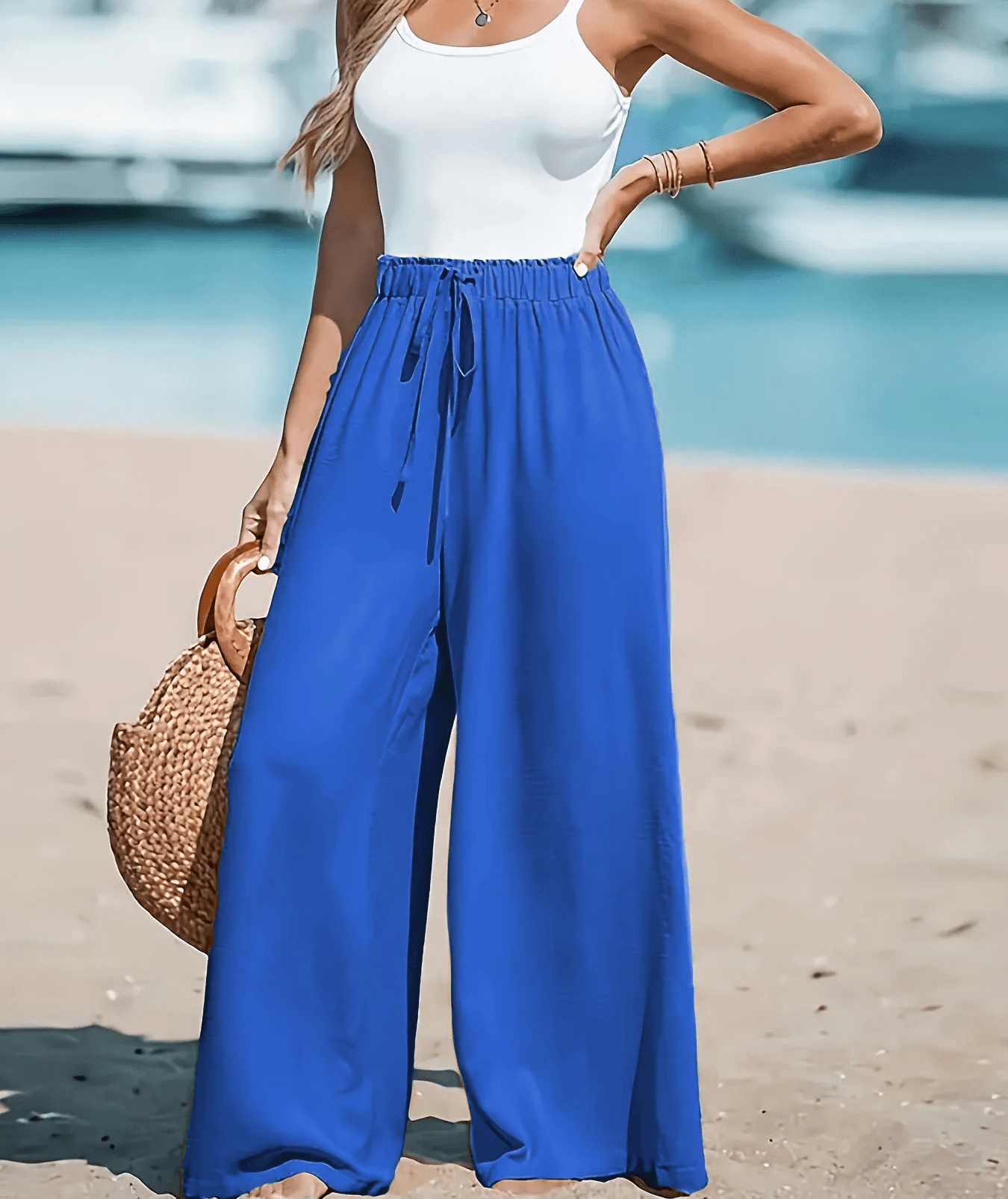 Women’s Casual Wide Leg Pants – Desert Glow Women’s Casual Wide Leg Pants – Desert Glow Blue Wolf Store