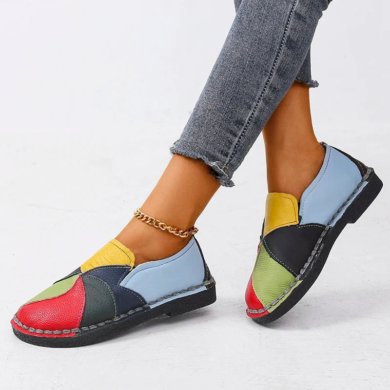 Women's Leather Moccasin Shoes Viena Women's Leather Moccasin Shoes Viena Blue Wolf Store