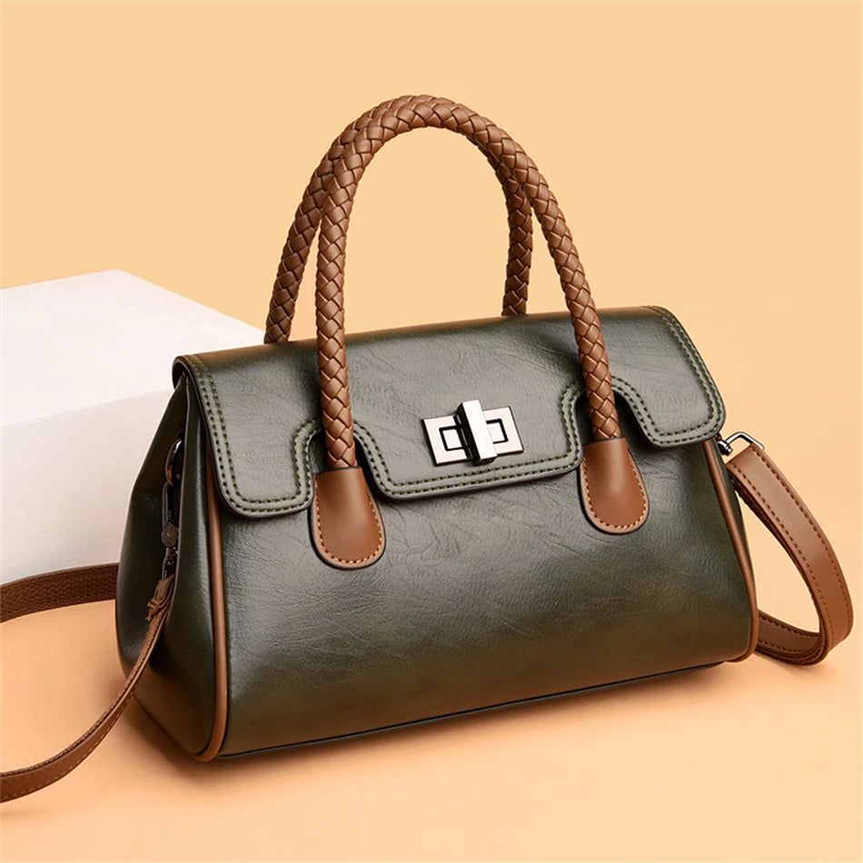 Women's Luxury Leather Bag Viola Women's Luxury Leather Bag Viola Blue Wolf Store