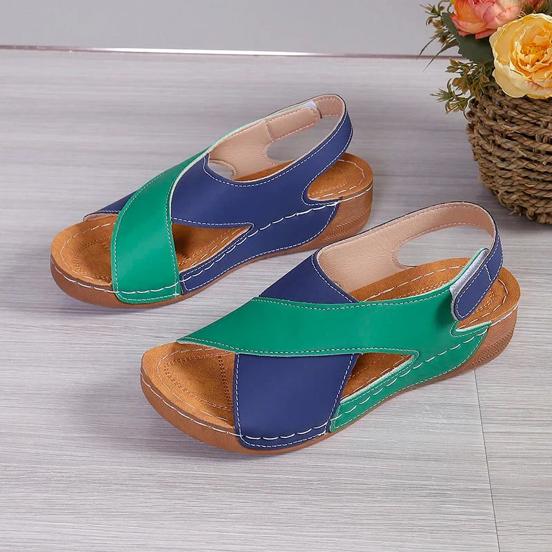 Zenya Dash — Platform Wedge Sandals Zenya Dash — Platform Wedge Sandals Blue Wolf Store