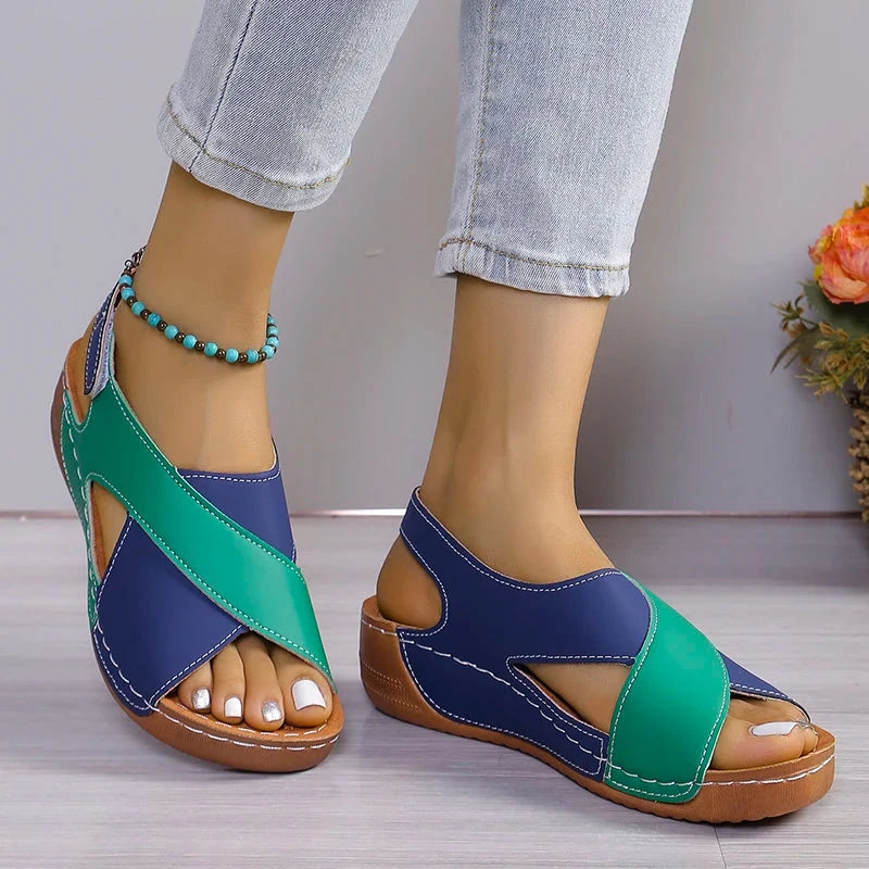Zenya Dash — Platform Wedge Sandals Zenya Dash — Platform Wedge Sandals Blue Wolf Store