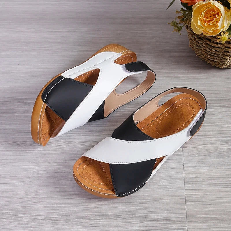 Zenya Dash — Platform Wedge Sandals Zenya Dash — Platform Wedge Sandals Blue Wolf Store White Black US 5.5 / UK-AU 3.5 / EU 36
