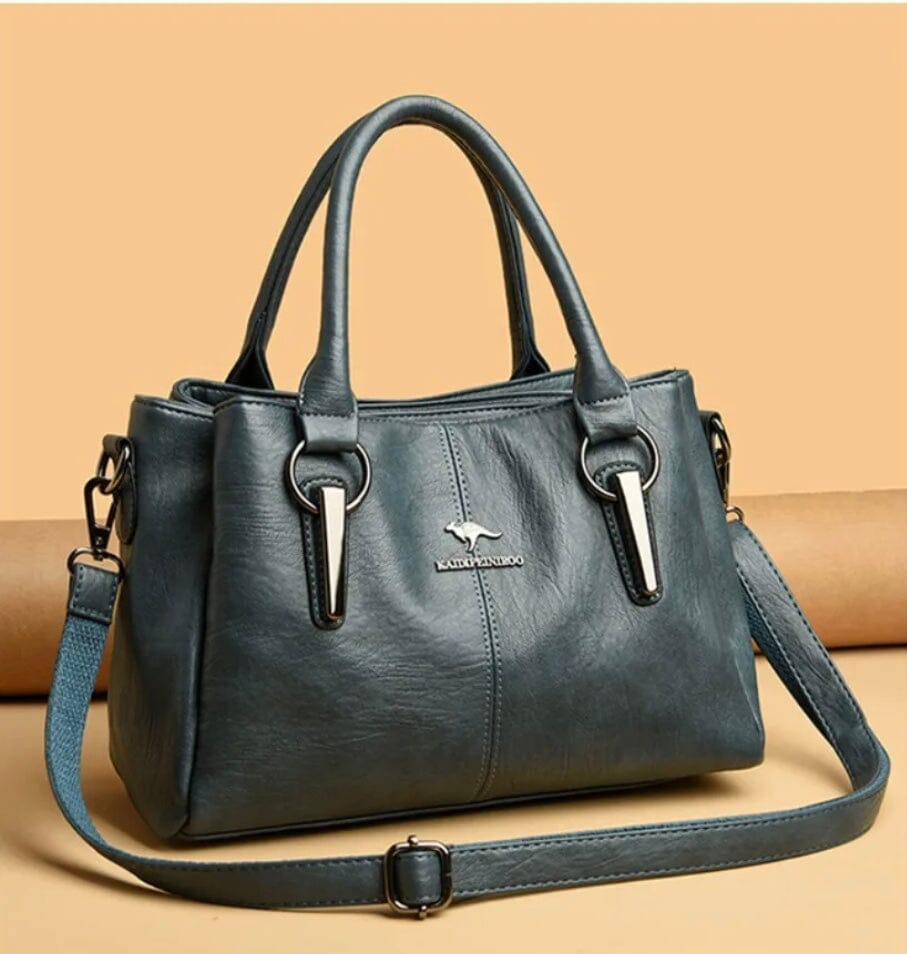 Zephire Elegance Women's Leather Bag Zephire Elegance Women's Leather Bag Blue Wolf Store