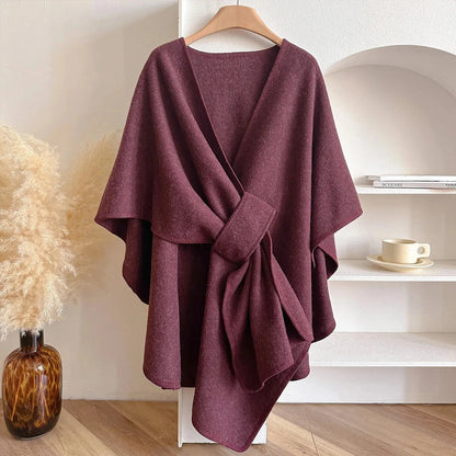 Adélisse Elegant Women’s Poncho Adélisse Elegant Women’s Poncho Blue Wolf Store 