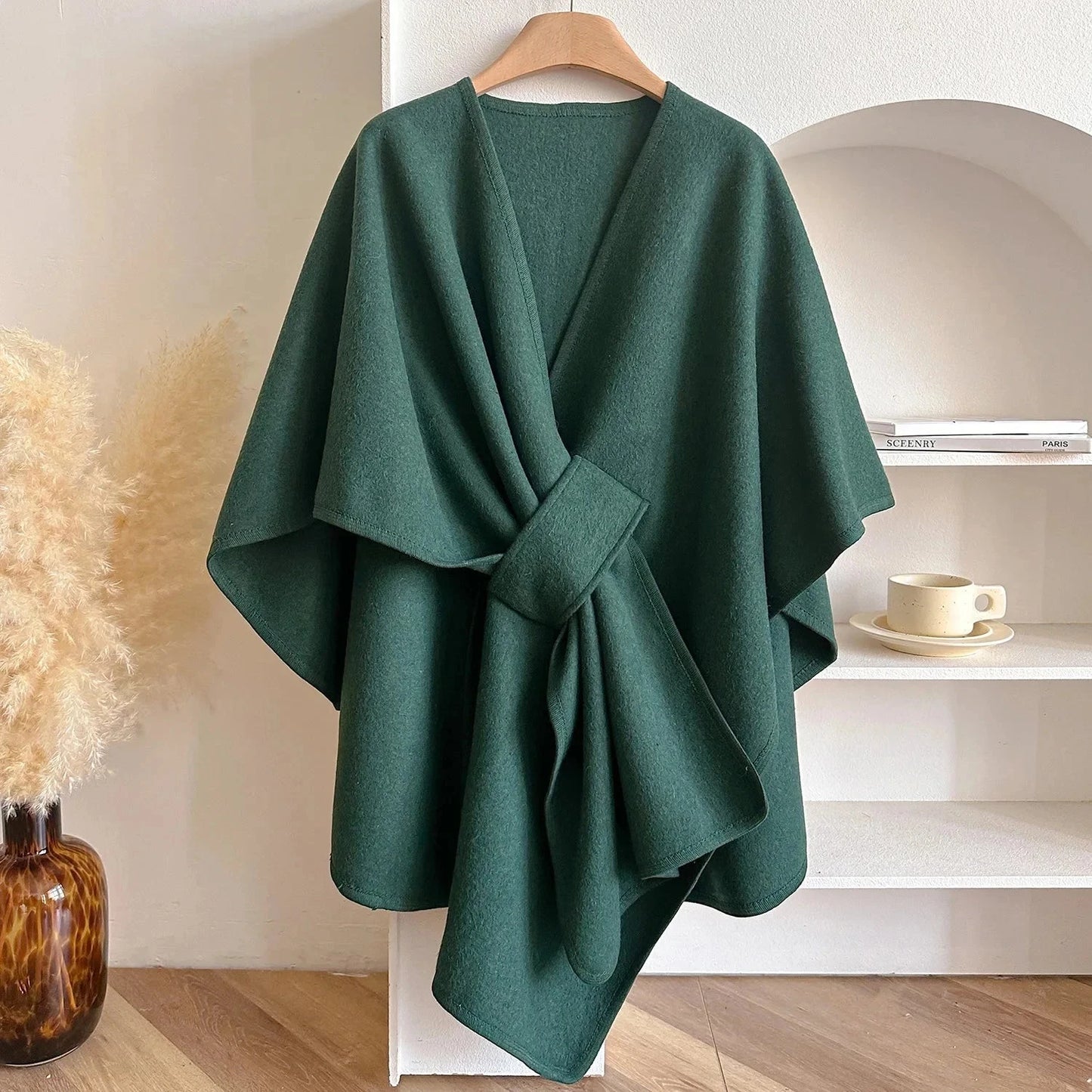 Adélisse Elegant Women’s Poncho Adélisse Elegant Women’s Poncho Blue Wolf Store 