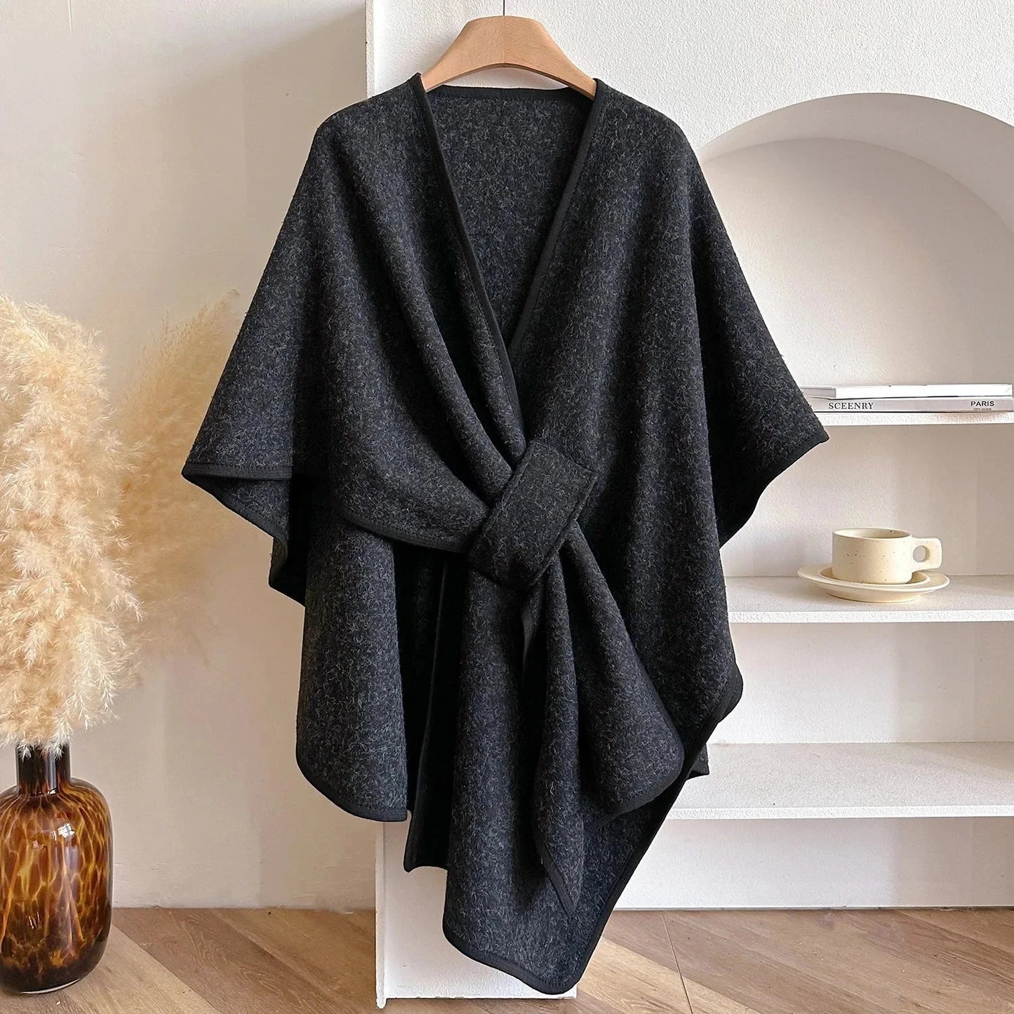 Adélisse Elegant Women’s Poncho Adélisse Elegant Women’s Poncho Blue Wolf Store 