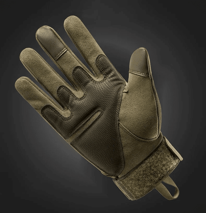 ArmorGrip Leather Tactical Gloves ArmorGrip Leather Tactical Gloves Blue Wolf Store 