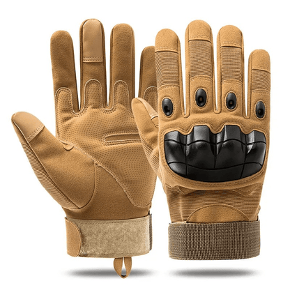 ArmorGrip Leather Tactical Gloves ArmorGrip Leather Tactical Gloves Blue Wolf Store 