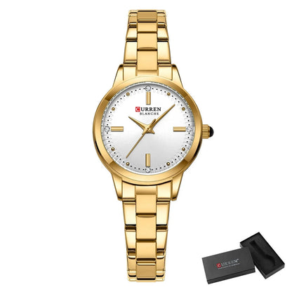 Aurelia Velour – Elegant Women’s Watch Aurelia Velour – Elegant Women’s Watch Blue Wolf Store Gold 