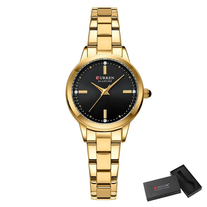 Aurelia Velour – Elegant Women’s Watch Aurelia Velour – Elegant Women’s Watch Blue Wolf Store Gold Black 