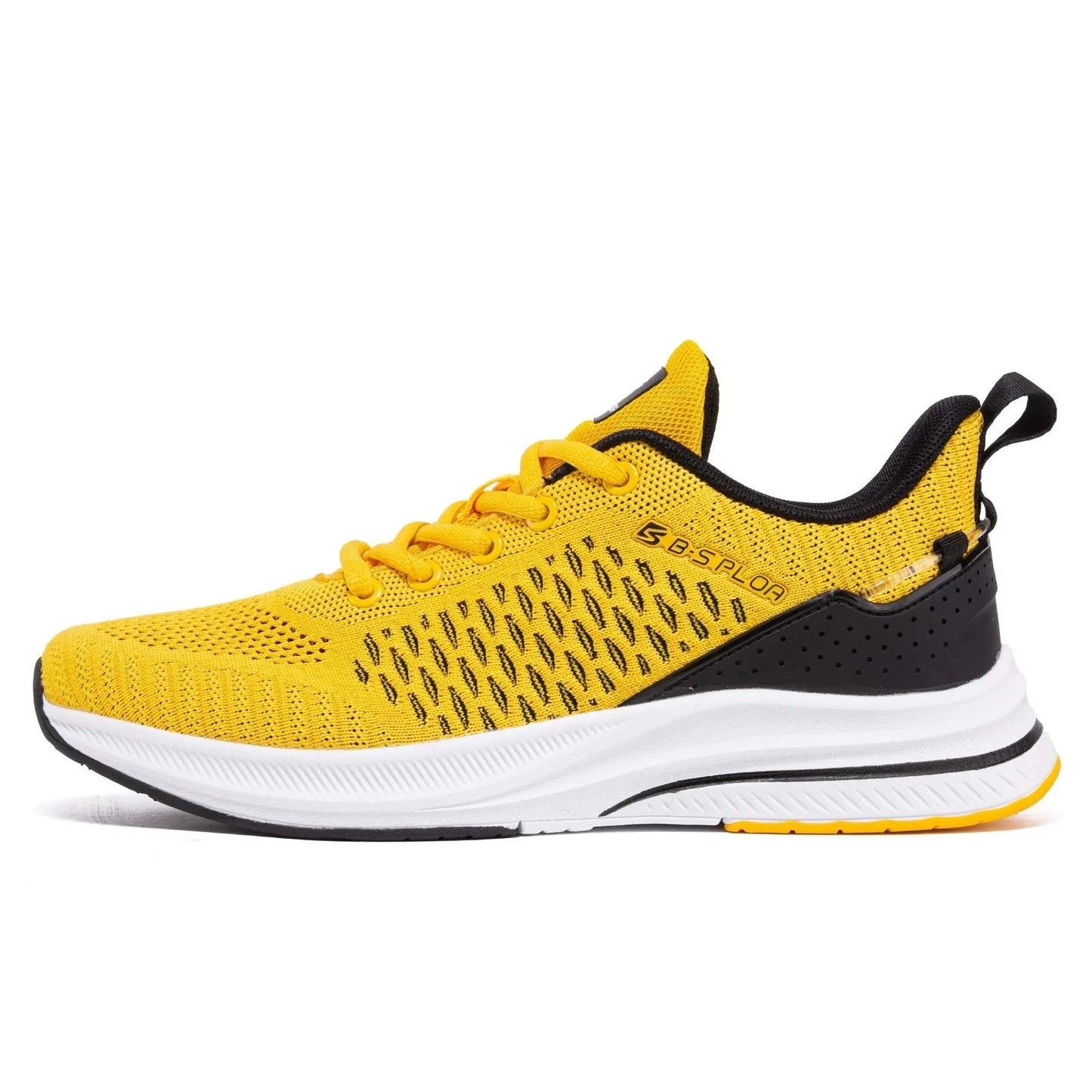 Baasploa Lightweight Running Shoes For Men 2023 Men's Designer Mesh Casual Sneakers Lace-Up Male Outdoor Sports Tennis Shoe Blue Wolf Store A01-114505-HA 46 