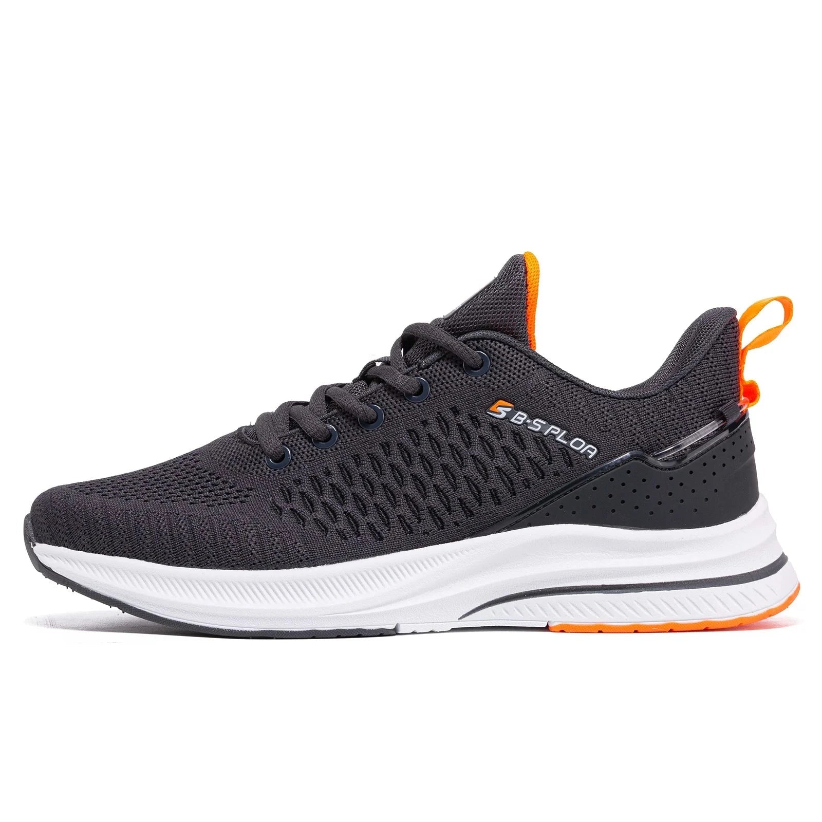 Baasploa Lightweight Running Shoes For Men 2023 Men's Designer Mesh Casual Sneakers Lace-Up Male Outdoor Sports Tennis Shoe Blue Wolf Store A01-114505-SH 46 