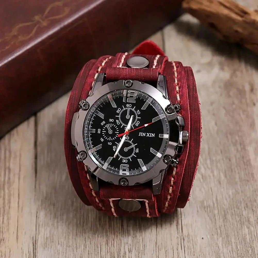 Bellator – Men's Artisan Leather Watch Bellator – Men's Artisan Leather Watch Blue Wolf Store RED 