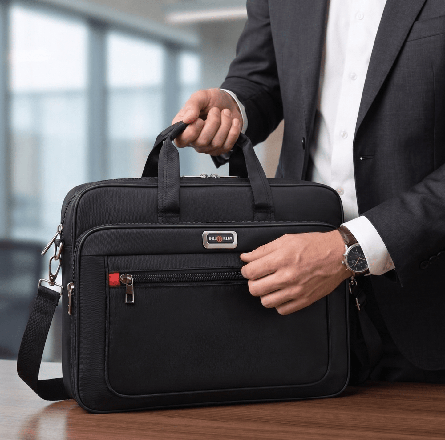Bernault Executive Briefcase Bernault Executive Briefcase Blue Wolf Store 