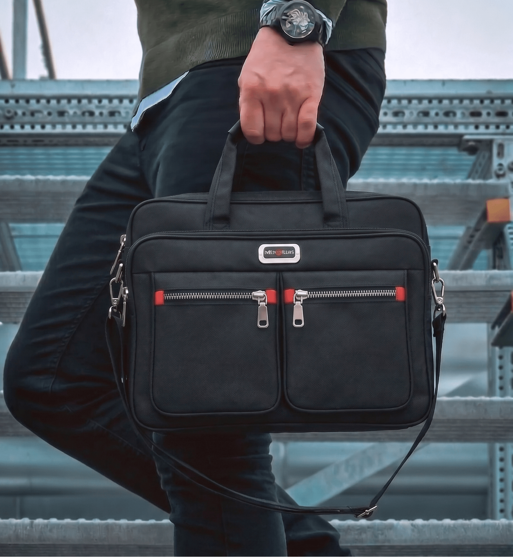 Bernault Executive Briefcase Bernault Executive Briefcase Blue Wolf Store 