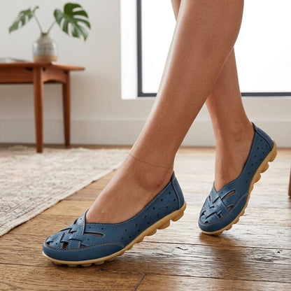 Breathable Leather Loafers Breathable Leather Loafers Blue Wolf Store 