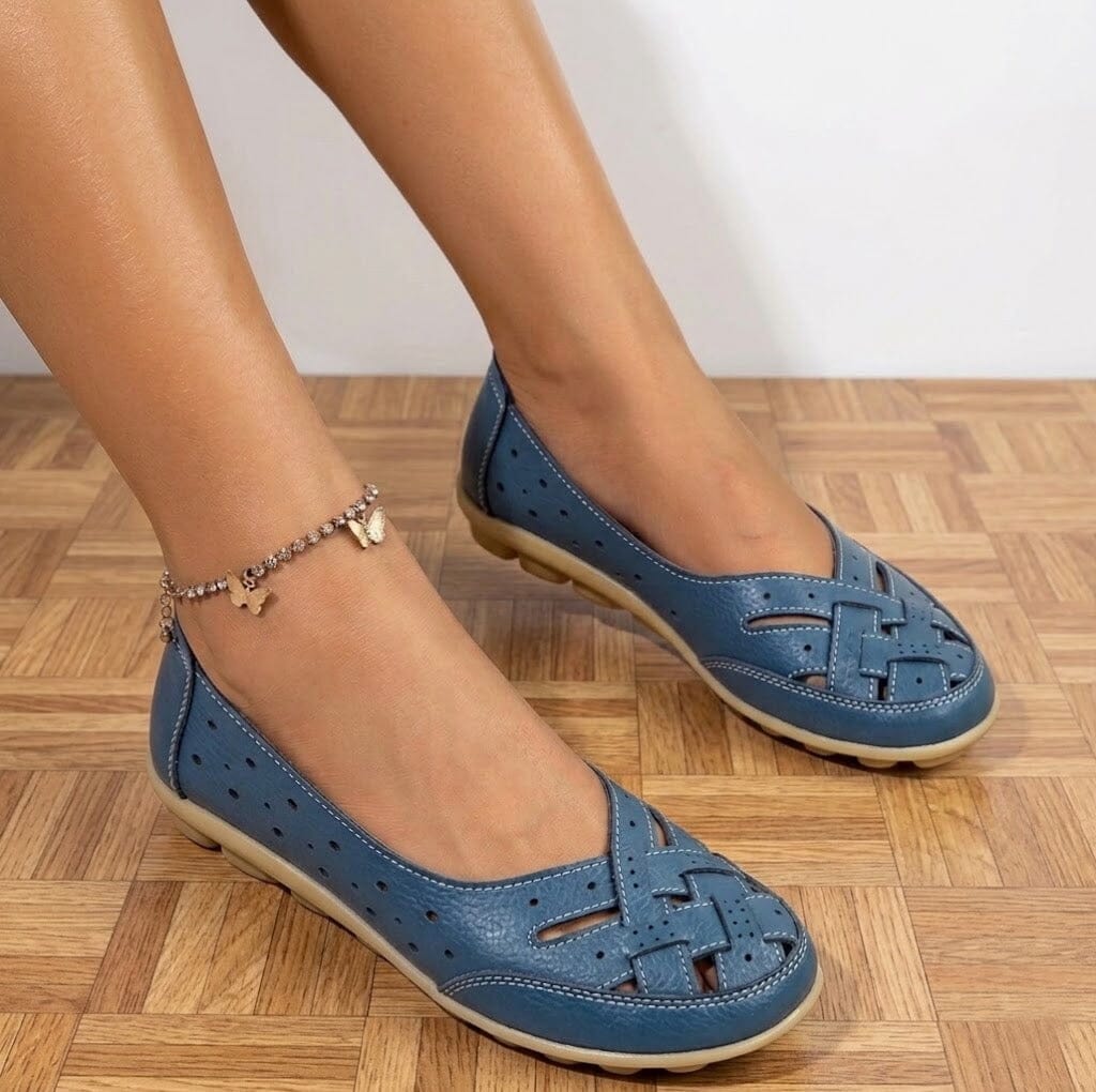 Breathable Leather Loafers Breathable Leather Loafers Blue Wolf Store 