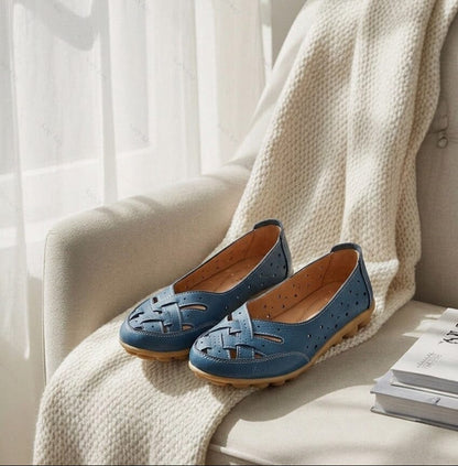 Breathable Leather Loafers Breathable Leather Loafers Blue Wolf Store 