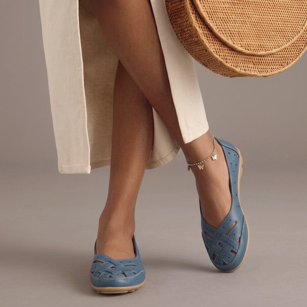 Breathable Leather Loafers Breathable Leather Loafers Blue Wolf Store 