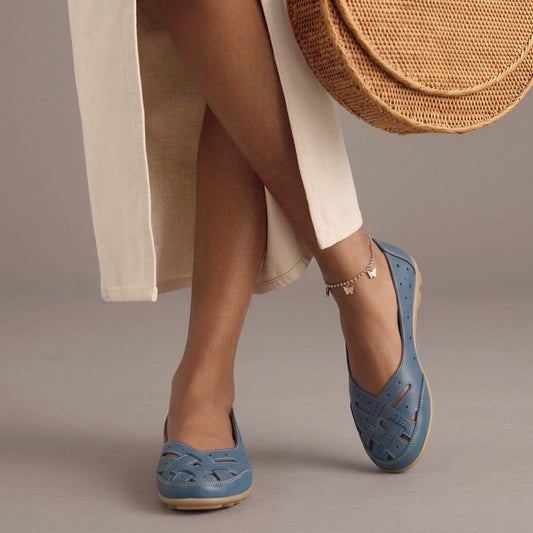 Breathable Leather Loafers Breathable Leather Loafers Blue Wolf Store 
