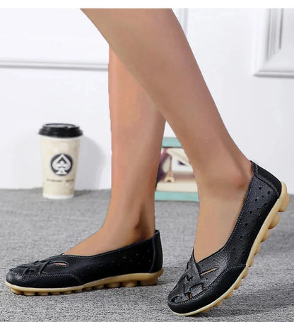 Breathable Leather Loafers Breathable Leather Loafers Blue Wolf Store Black EU 35 / US 5 / UK-AU 2.5 