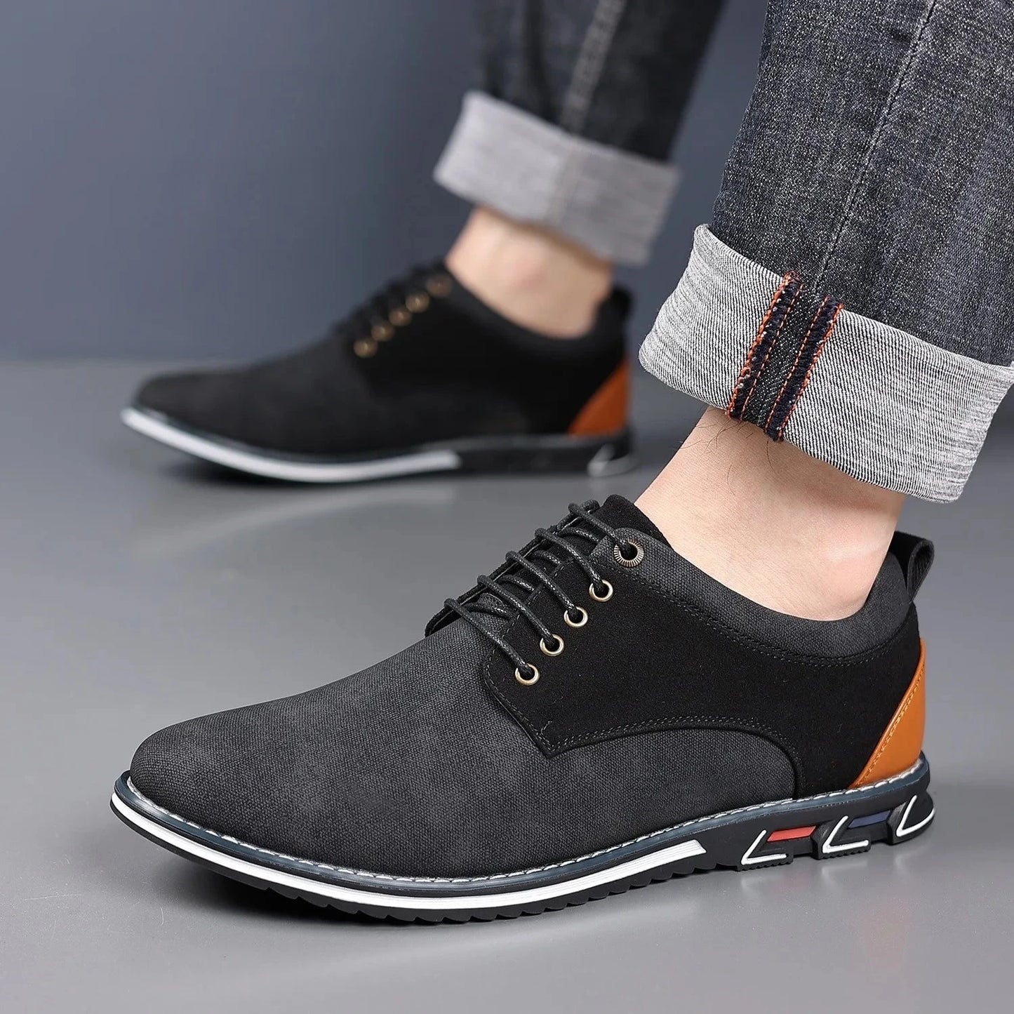 casual shoes for man casual business formal shoes man luxury sneakers mocassin homme Blue Wolf Store 