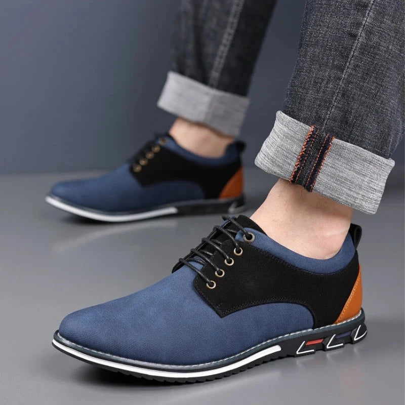 casual shoes for man casual business formal shoes man luxury sneakers mocassin homme Blue Wolf Store 