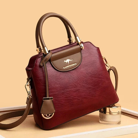 Casual Tote Quality Leather Small Crossbody Bags for Women 2024 New Luxury Handbags Women Bags Designer Simple Shoulder Bag Sac Blue Wolf Store 