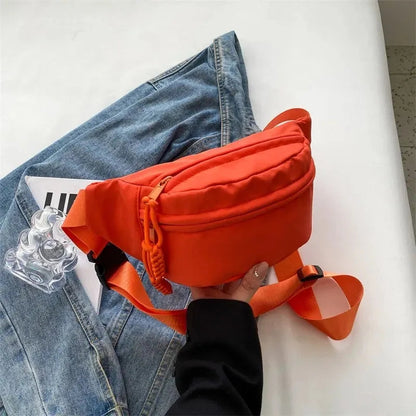 Casual Women's Moon Bag Casual Women's Moon Bag Blue Wolf Store Orange 