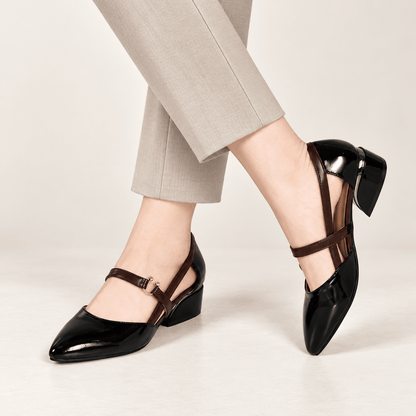 Charlotte Leather Mary Janes Charlotte Leather Mary Janes Black
