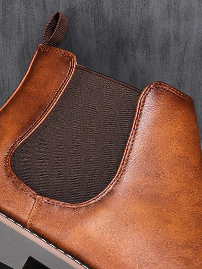 Chelsea Men's Leather Boots Blue Wolf Store 