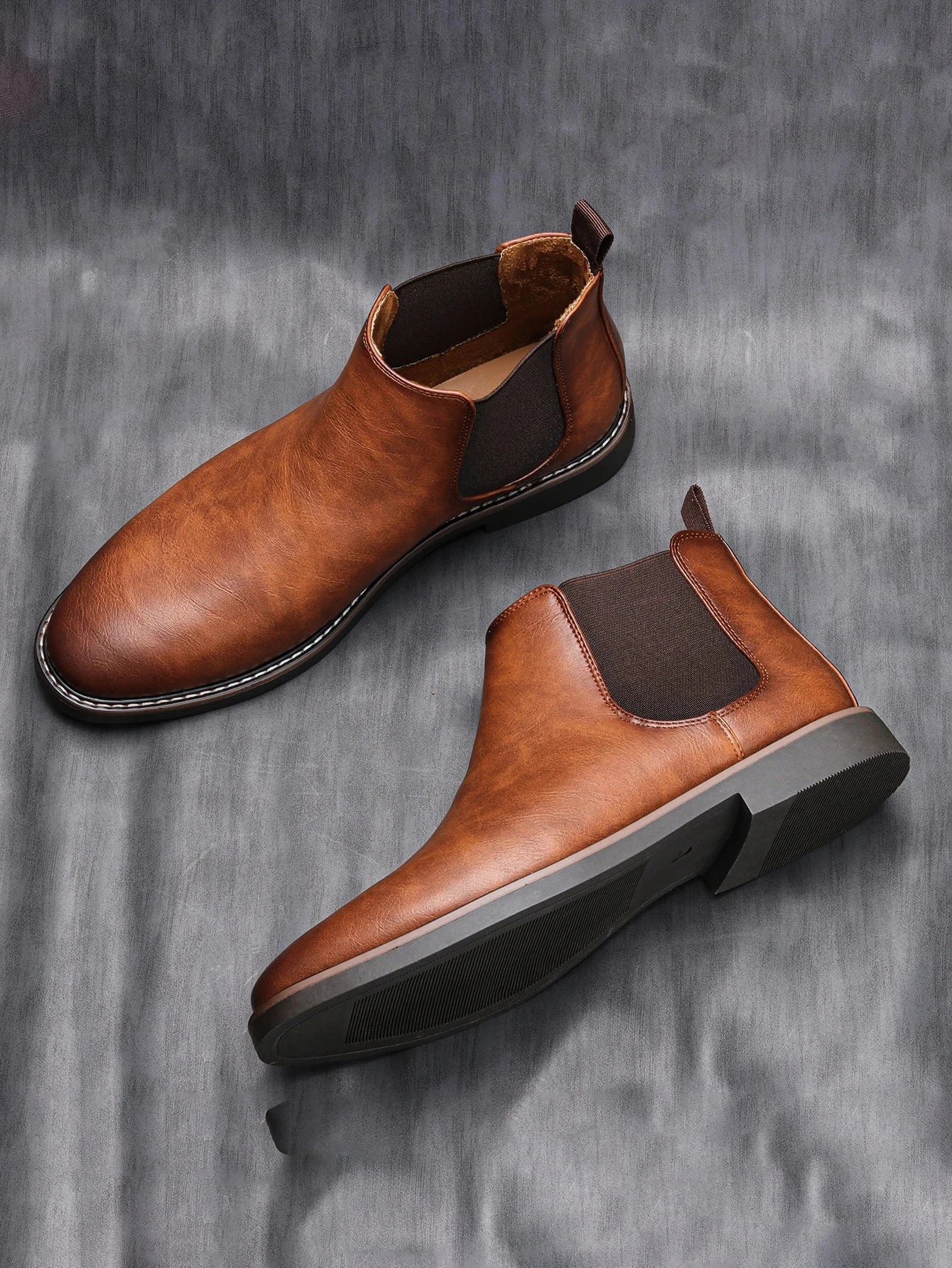 Chelsea Men's Leather Boots Blue Wolf Store 