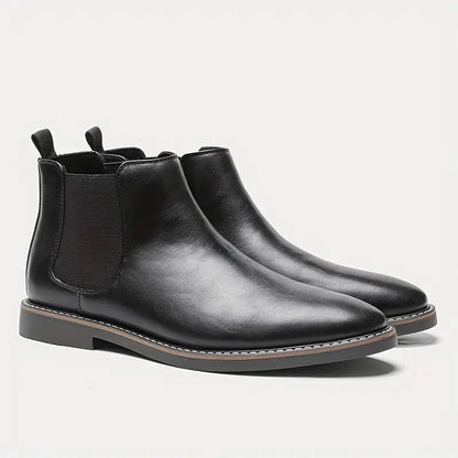Chelsea Men's Leather Boots Chelsea Men's Leather Boots Blue Wolf Store Black US 8 | UK/AU 7 | EU 40 