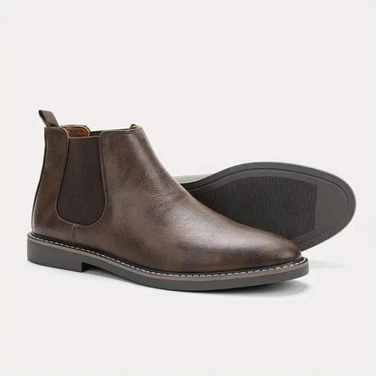 Chelsea Men's Leather Boots Chelsea Men's Leather Boots Blue Wolf Store Coffee Color US 8 | UK/AU 7 | EU 40 