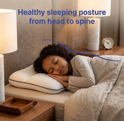 Children's Pillow with Shoulder Support, Cushion and Spine Support - Snugelle Children's Pillow with Shoulder Support, Cushion and Spine Support - Snugelle Blue Wolf Store 