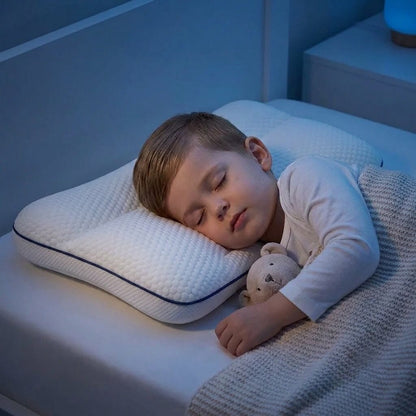 Children's Pillow with Shoulder Support, Cushion and Spine Support - Snugelle Children's Pillow with Shoulder Support, Cushion and Spine Support - Snugelle Blue Wolf Store 
