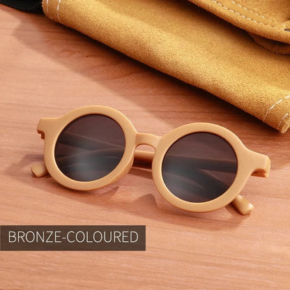 Children's UV400 Sunglasses Children's UV400 Sunglasses Blue Wolf Store Bronze 