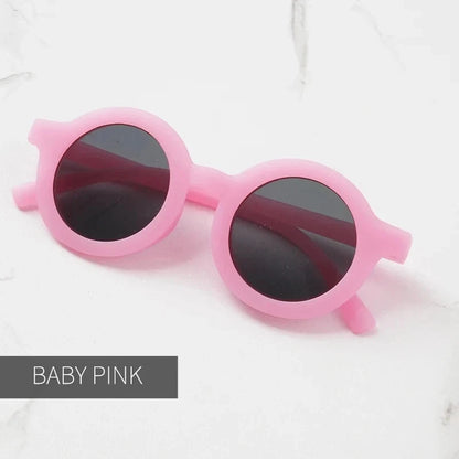 Children's UV400 Sunglasses Children's UV400 Sunglasses Blue Wolf Store Nude Pink 