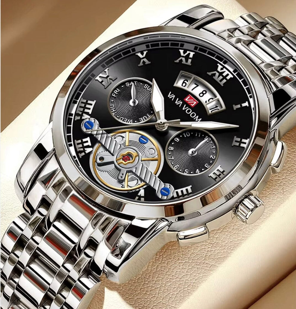 Barrett – Men’s Elegant Luxury Watch – Blue Wolf Store