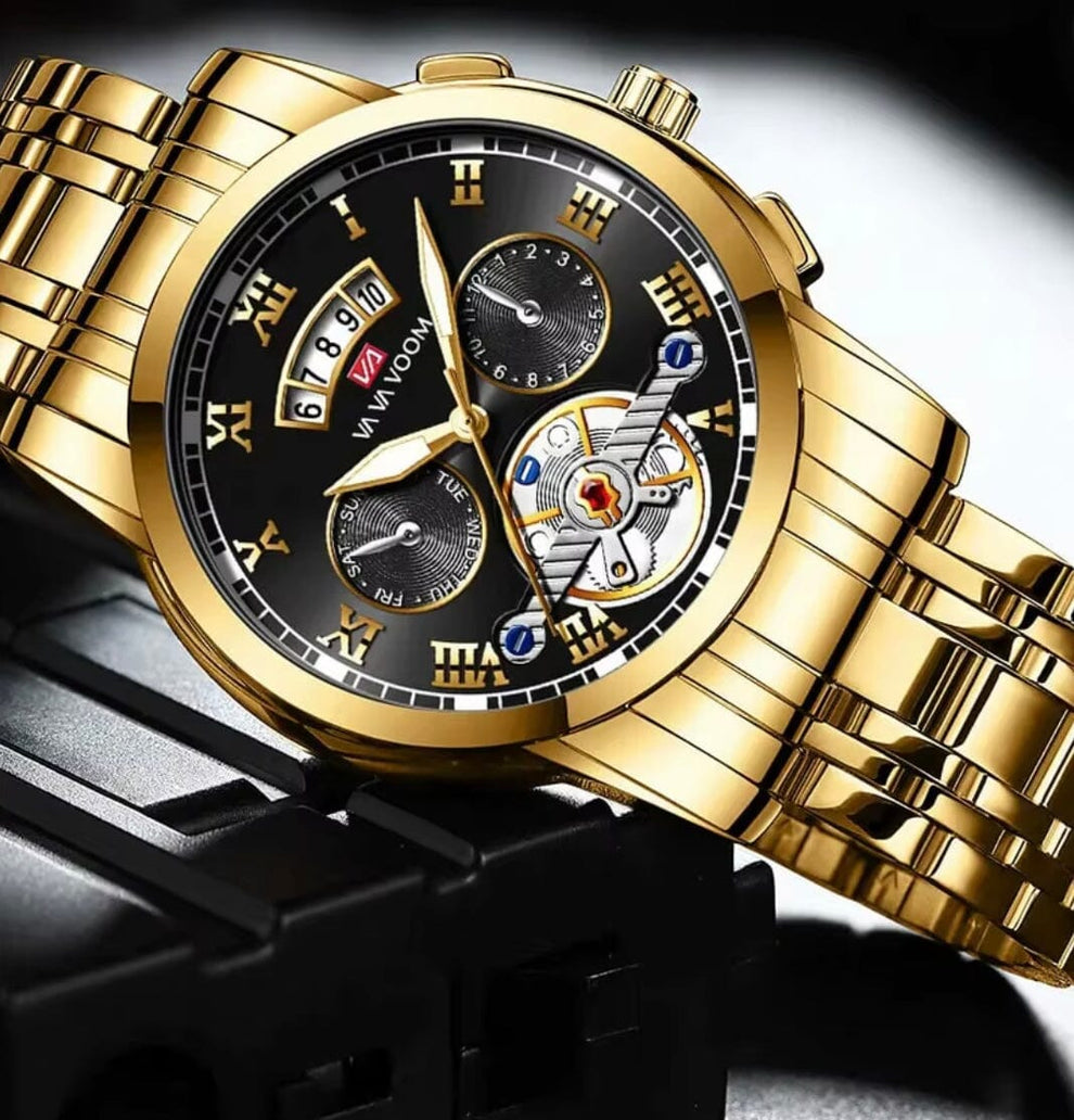 Barrett – Men’s Elegant Luxury Watch – Blue Wolf Store