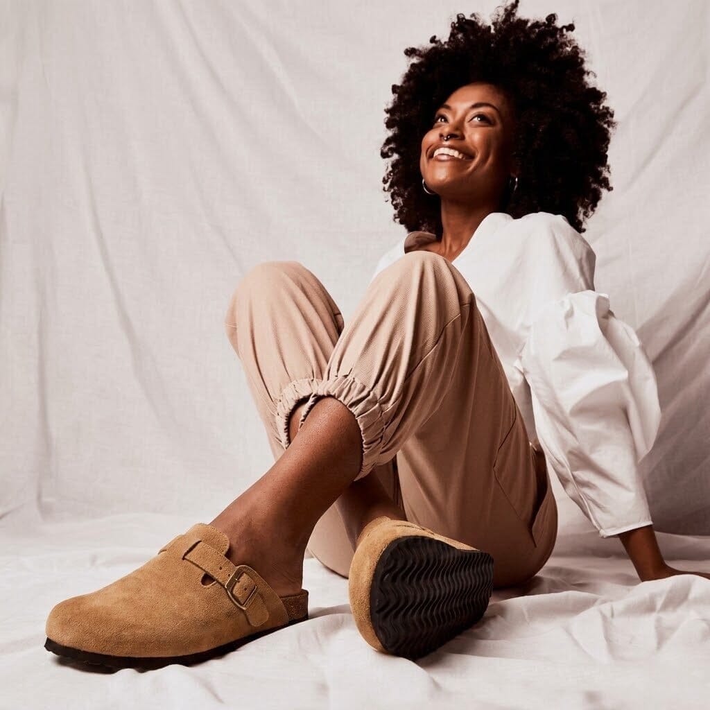 Comfort Suede and Cork Clogs Comfort Suede and Cork Clogs Blue Wolf Store 