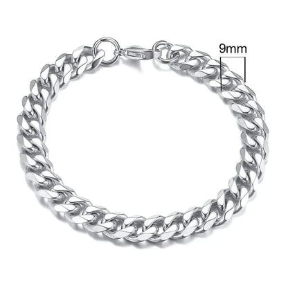 CurbX – Men’s Classic Stainless Steel Bracelet CurbX – Men’s Classic Stainless Steel Bracelet Blue Wolf Store 