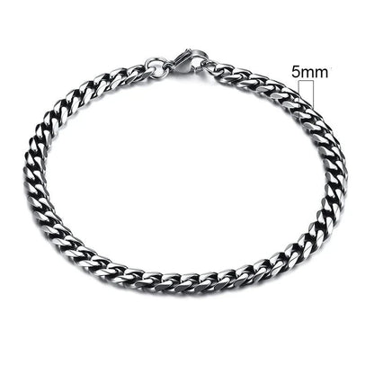 CurbX – Men’s Classic Stainless Steel Bracelet CurbX – Men’s Classic Stainless Steel Bracelet Blue Wolf Store 